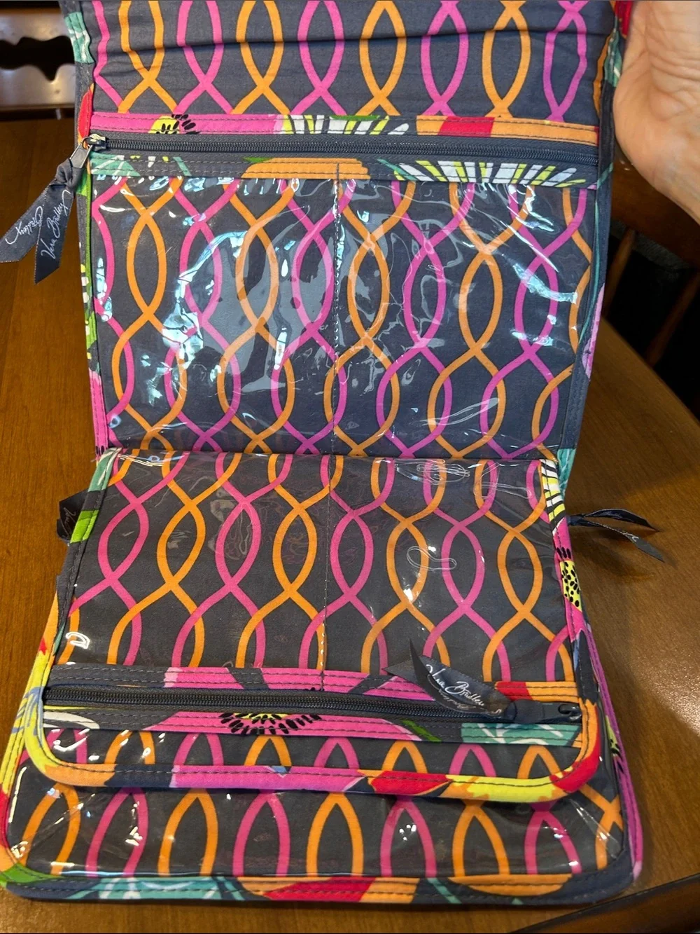 Vera Bradley Floral Quilted Foldover Travel bag - Multi-Color